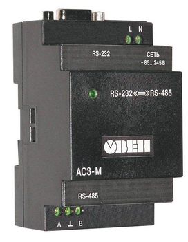 АС3-М - автоматический преобразователь интерфейсов RS-232/RS-485