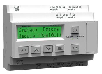 СУНА-122 - каскадный контроллер для управления насосами с преобразователем частоты