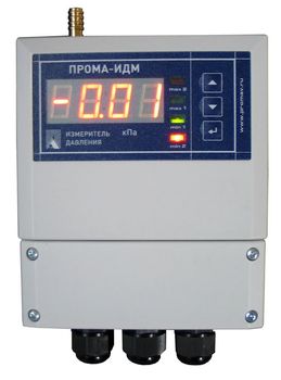 ИДМ-016-Н - Измеритель давления со встроенным датчиком настенного исполнения