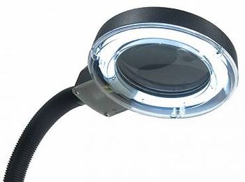 МЕГЕОН 02809 - бестеневая лампа лупа с люминесцентным кольцом
