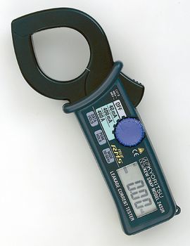 Kyoritsu KEW Model 2433 - Цифровые токоизмерительные клещи для измерения тока утечки на переменном напряжении