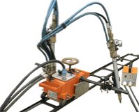 «Смена-2М» - Переносная газорежущая машина  и портативная машина для газовой резки «Смена-2М» с 4-мя резаками
